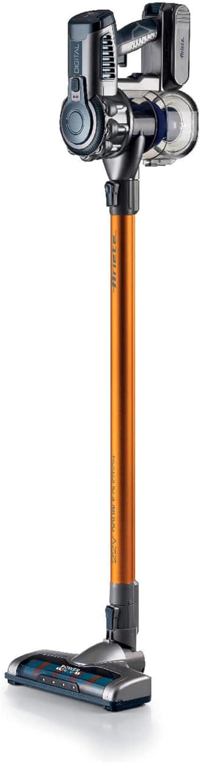 جارو شارژی دیجیتال آریته ایتالیا مدل Ariete 2723 | نارنجی | باتری لیتیومی ۲۲ ولتی با نمایشگر LED